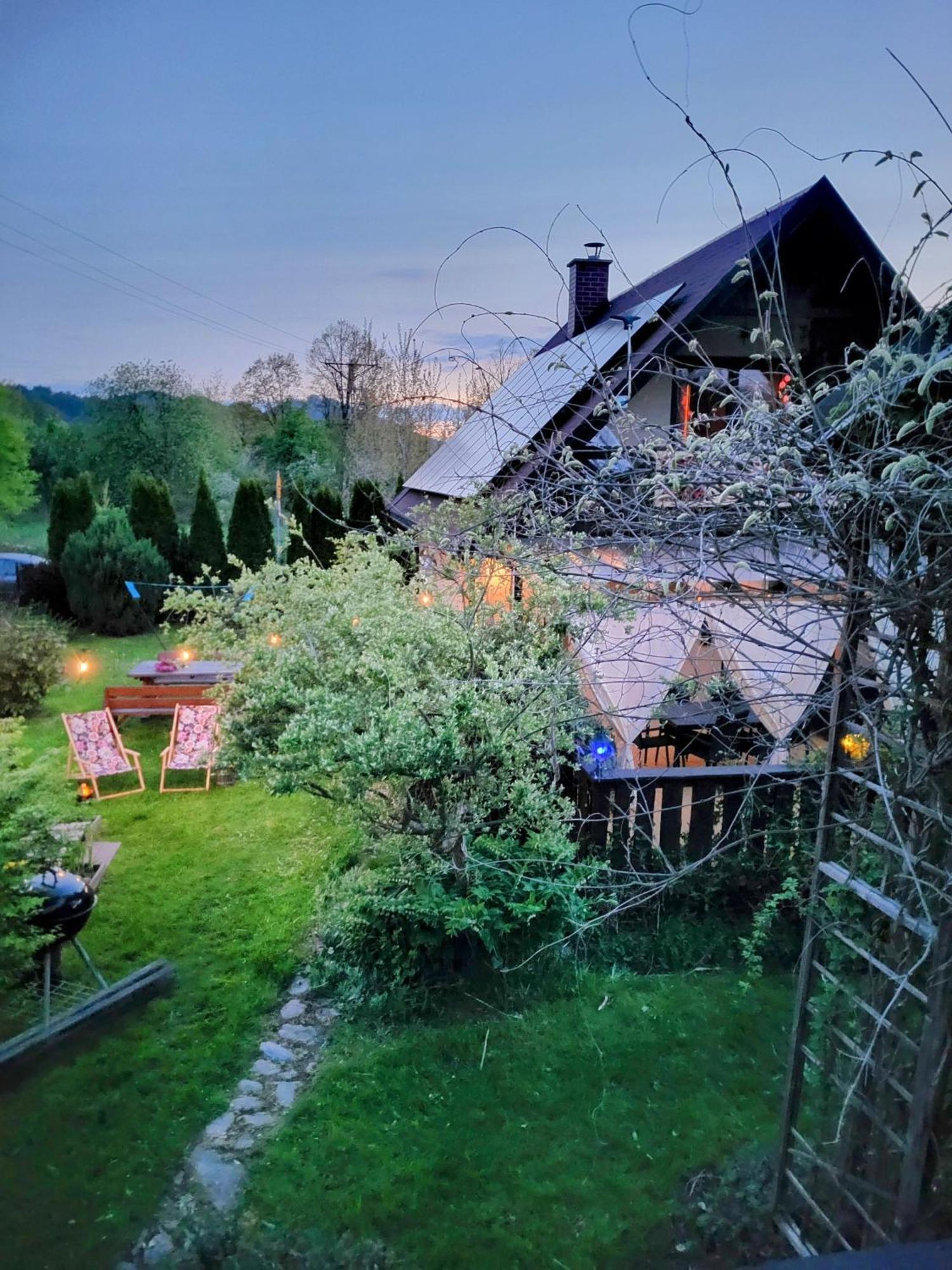 Smyrkowy Dom Z Kominkiem Z Goraca Balia Kolo Karpacza Janowice Wielkie Eksteriør billede